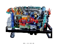 Mô hình động cơ diesel 4 kỳ, 6 xylanh cắt bổ